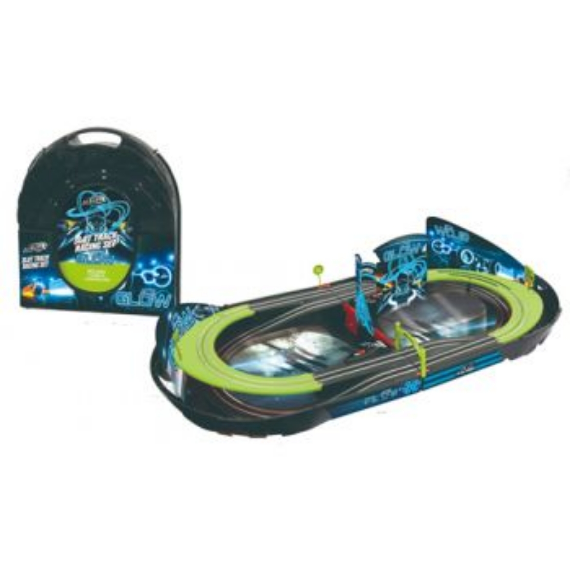 Picture of Slot Car Glow Track Set Carry Case 1:64