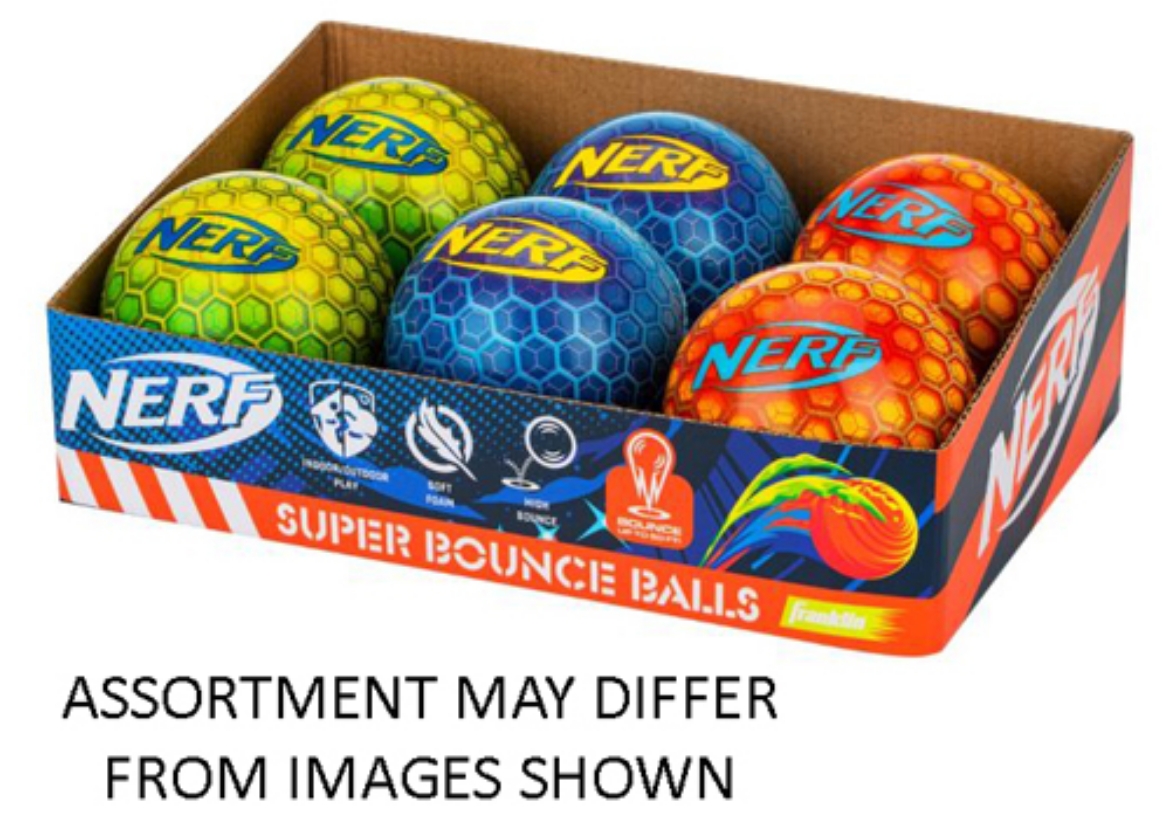 Picture of NERF Super Bounce Ball assorted ( ONLY SOLD in Display of 6 )