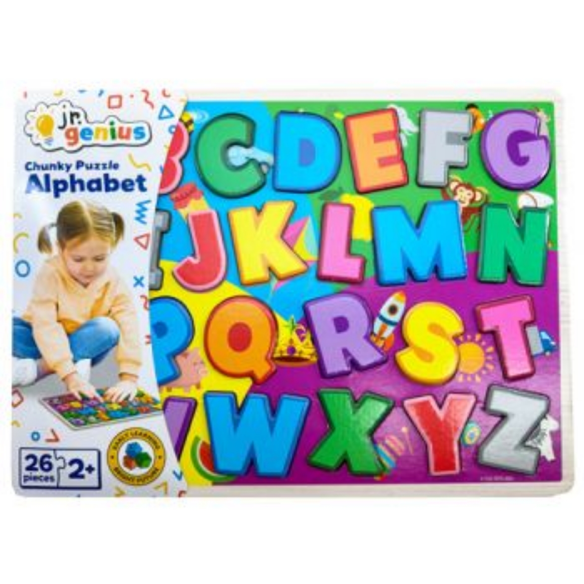 Picture of Jr.Genius Chunky Puzzle - Alphabet 26pce
