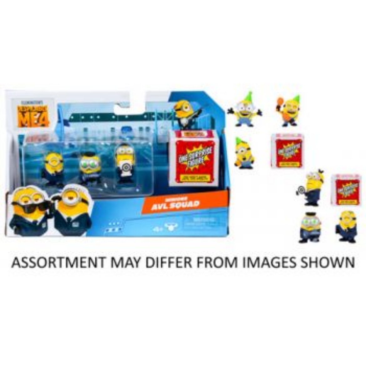 Picture of Despicable Me 4 Collectibles Mini Mayhem 4 Pack assorted ( ONLY SOLD in Carton of 3)