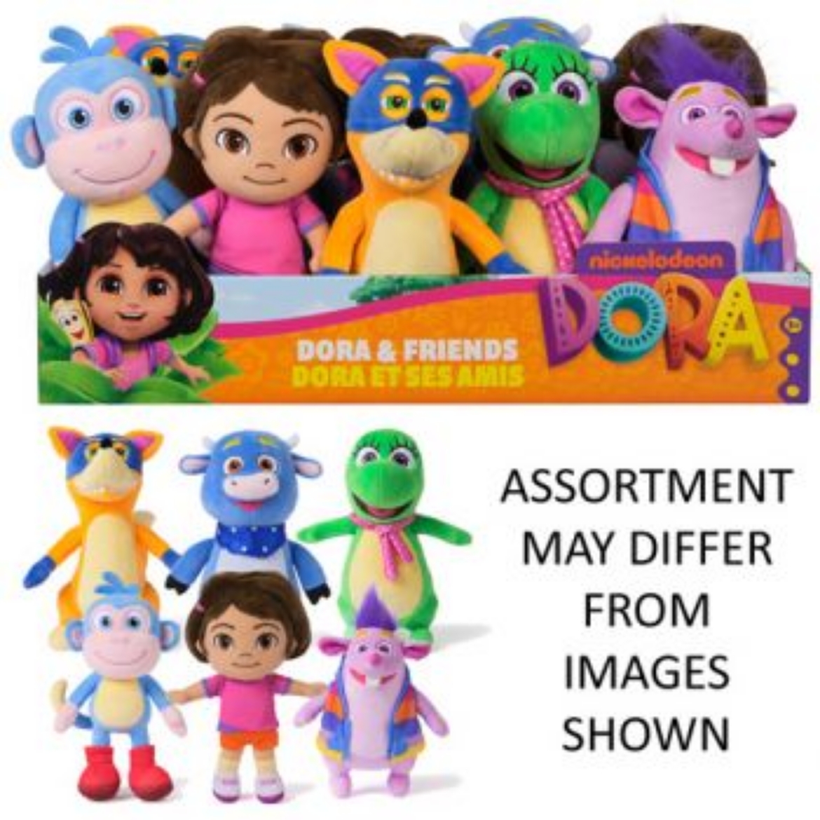 Picture of Dora the Explorer Basic Plush Assorted ( ONLY SOLD in Display of 10 ) ( was RRP $17.99 )