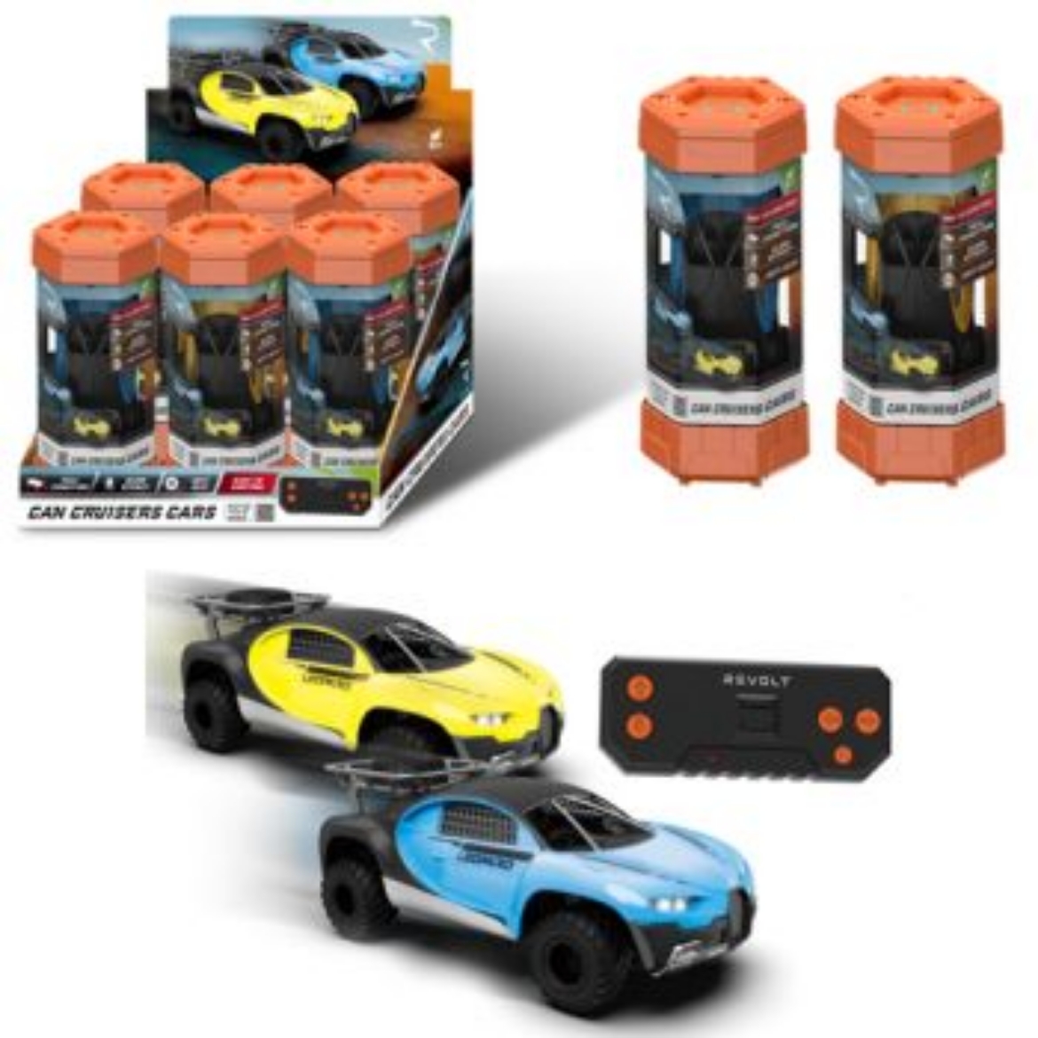 Picture of Revolt Radio Control Can Cruisers - CARS ( ONLY SOLD in Display of 6 )