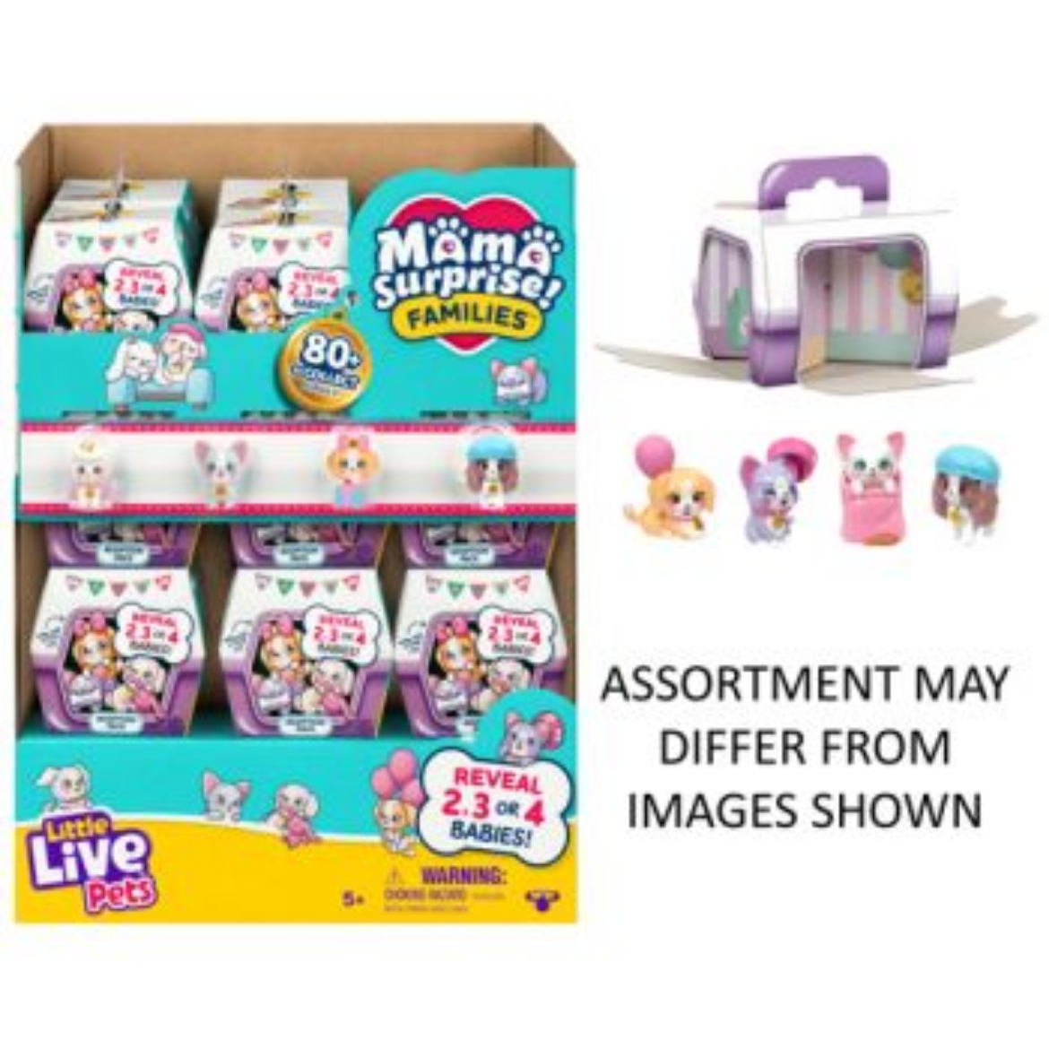 Picture of Little Live Pets Mama Surprise Families Series 1 Adoption pk assorted ( ONLY SOLD in Display of 18 )