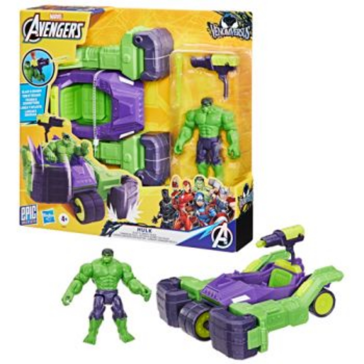 Picture of Avengers 4" Hulk Blast n Smash Truck