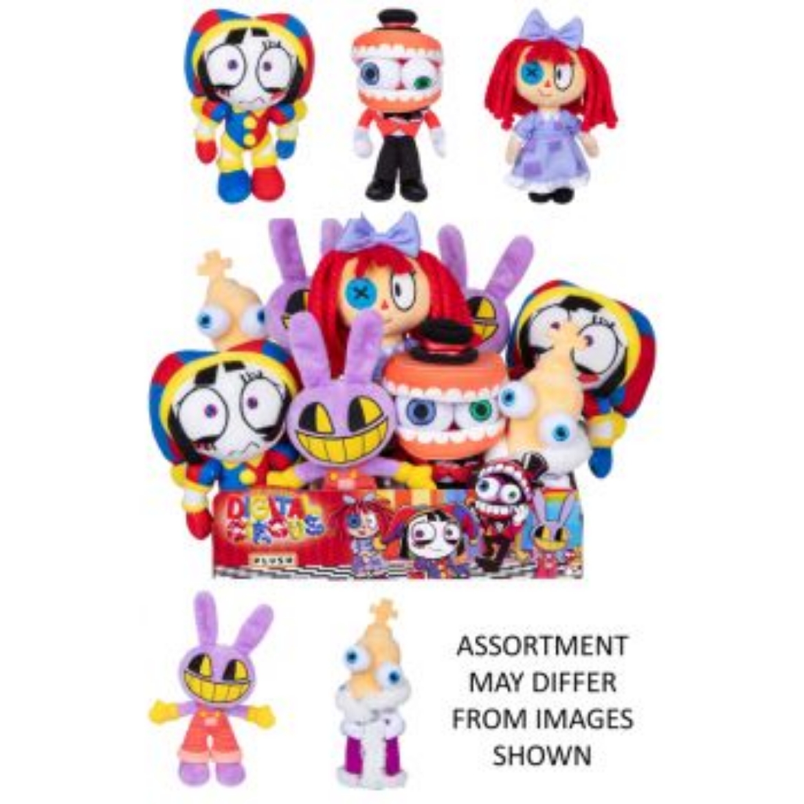 Picture of The Amazing Digital Circus Deluxe Plush assorted ( ONLY SOLD in Display of 9 )