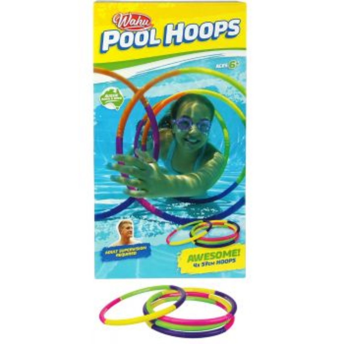 Picture of Wahu Pool Party Pool Hoops 4Pk