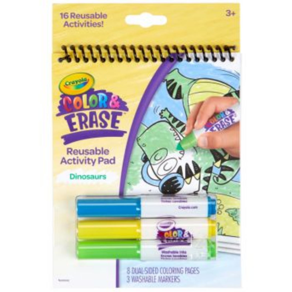Picture of Crayola Color & Erase  Reusable Activity Pad - Dinosaurs
