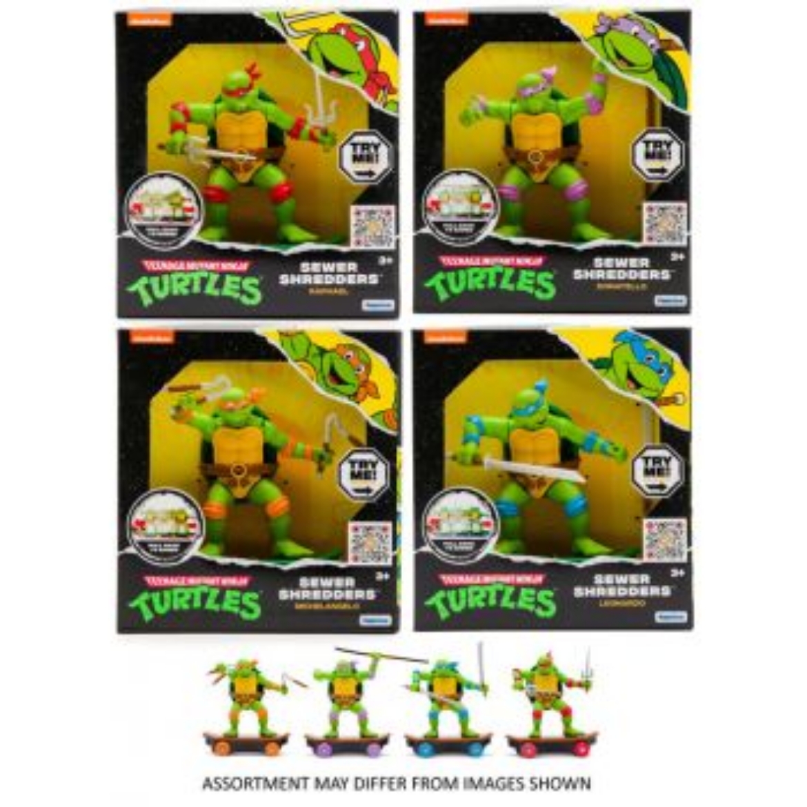 Picture of Teenage Mutant Ninja Turtles Sewer Shredders CLASSIC assorted ( ONLY SOLD in Carton of 4 ) ( was RRP $19.99 )