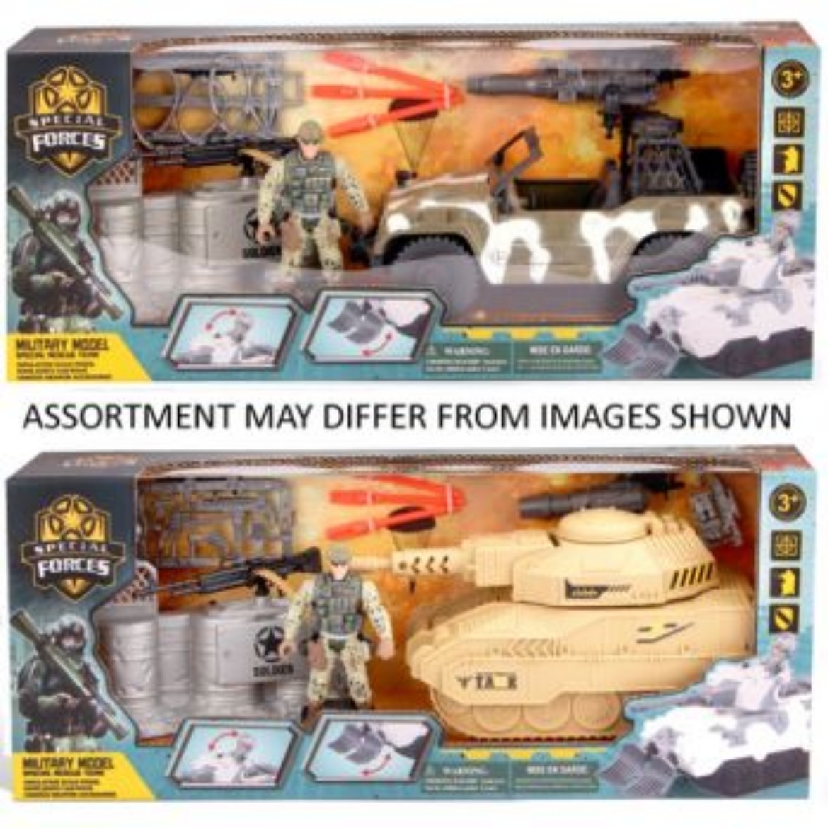 Picture of Military Vehicles & Figures with Accessories Small assorted