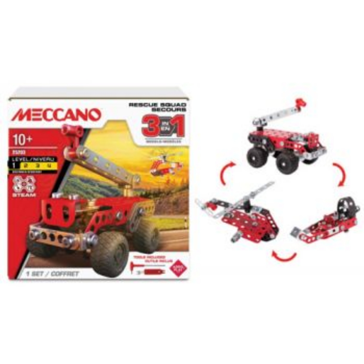 Picture of Meccano 3 Multi Model Set - Rescue Squad