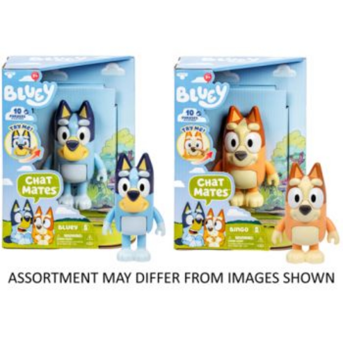 Picture of Bluey Chat Mates Talking Figures Single Pack assorted ( ONLY SOLD in Carton of 2 )