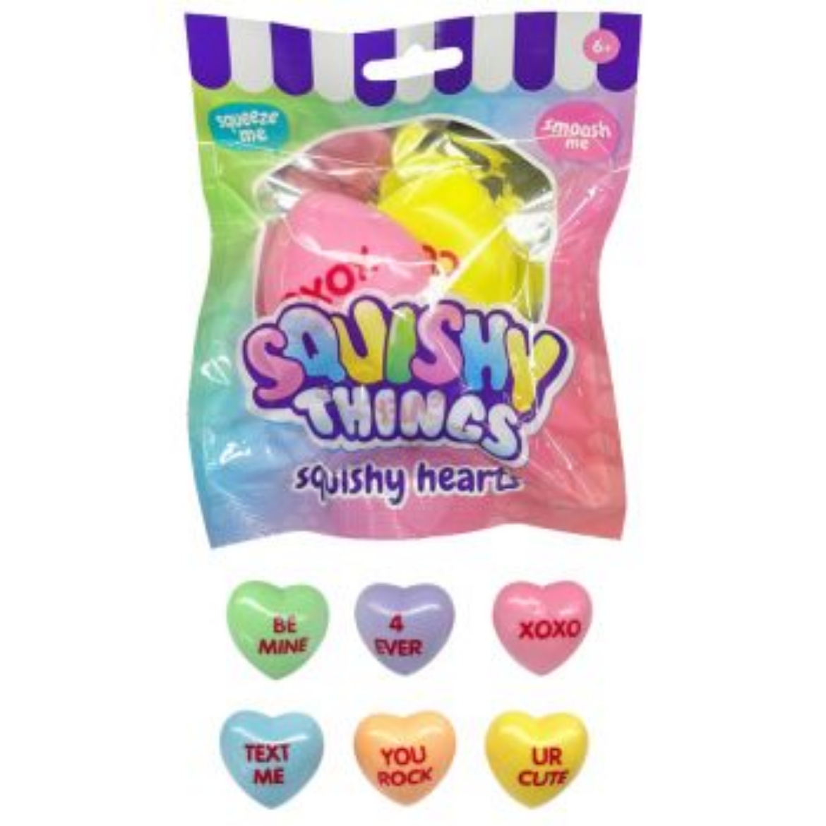 Picture of Sticky Squishy Heart 3pc (ONLY SOLD in Display of 12)