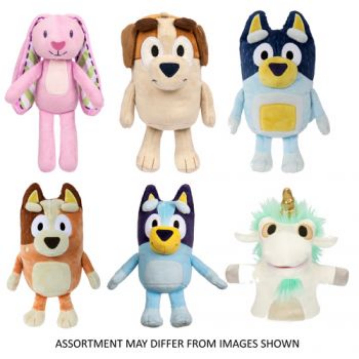 Picture of Bluey S13 Single Plush assorted - Family ( ONLY SOLD in Carton of 10 )