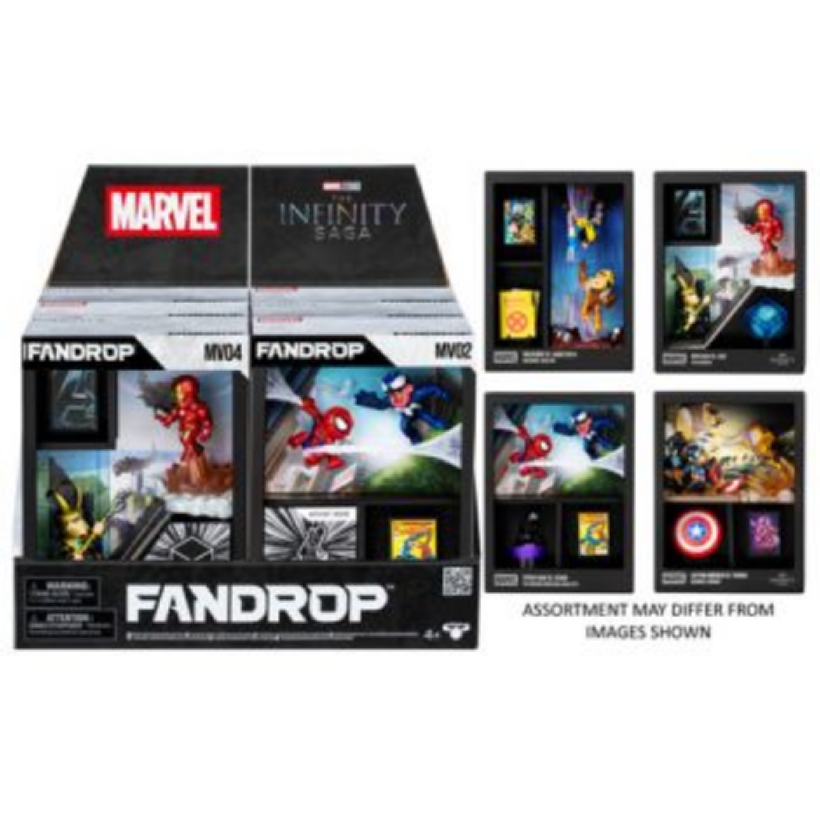 Picture of Fandrop Marvel Wave 1 Figure Set assorted ( ONLY SOLD in Display of 6 )