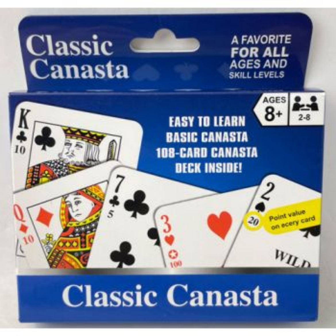 Picture of Classic Canasta Playing Card Game with Value Points