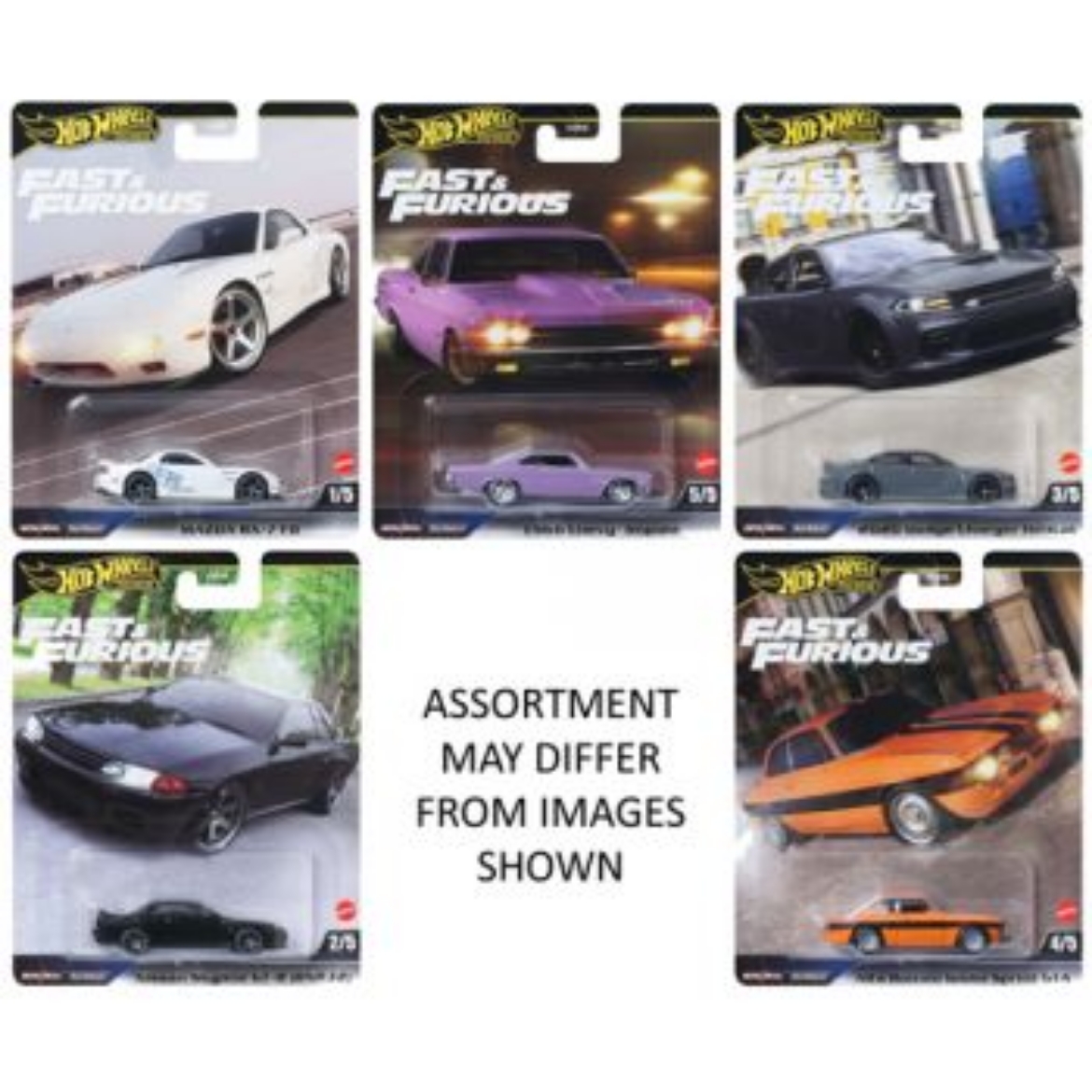 Picture of Hot Wheels Fast & Furious PREMIUM assorted ( ONLY SOLD in Carton of 10 )