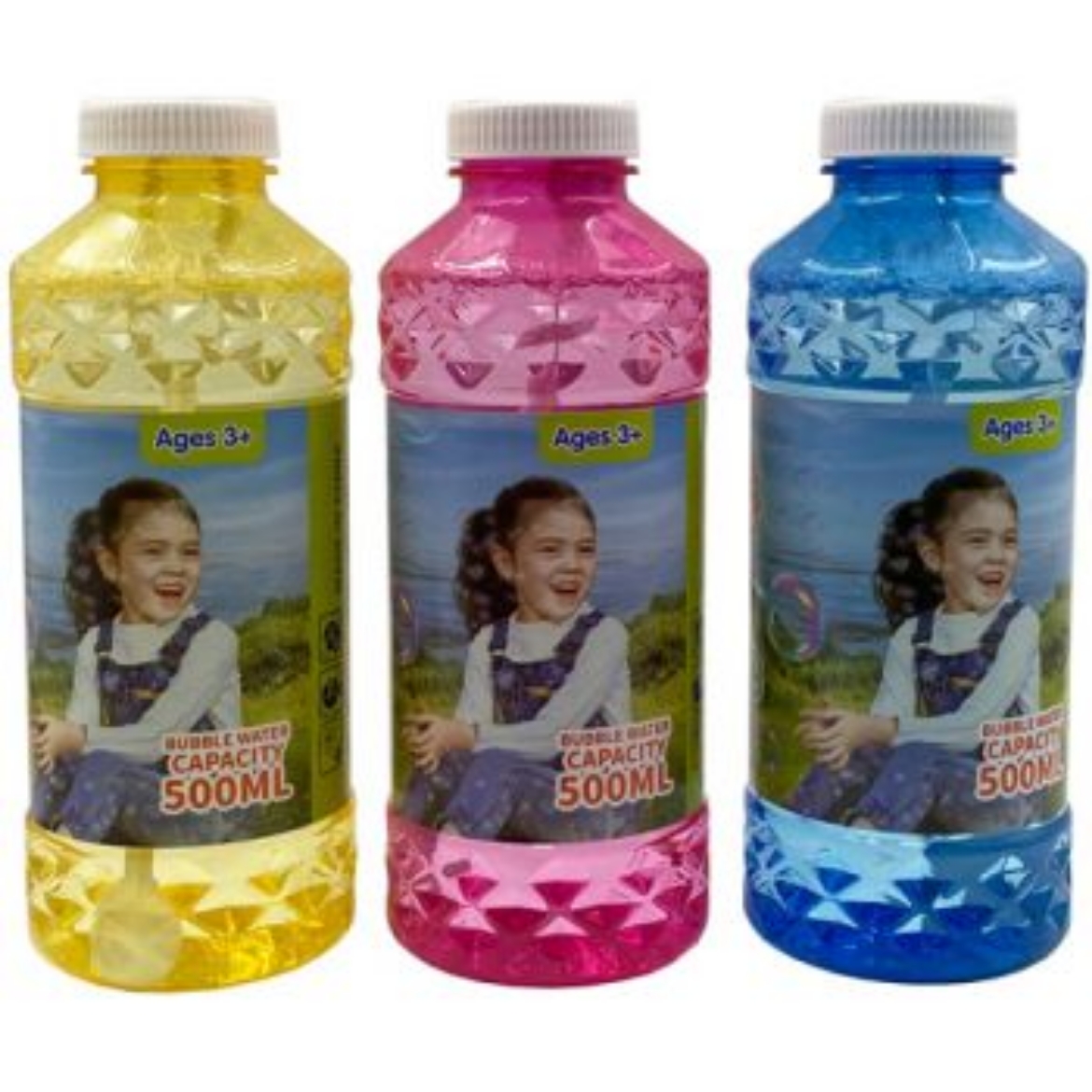 Picture of Bubble Solutions 500ml 3 Colors