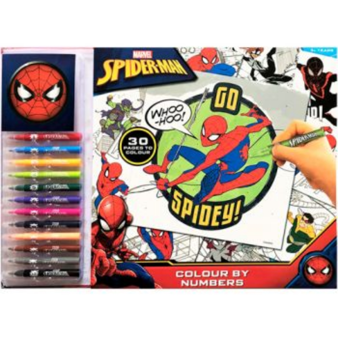 Picture of Spiderman Colour by Numbers ( ONLY SOLD in Display of 8 )