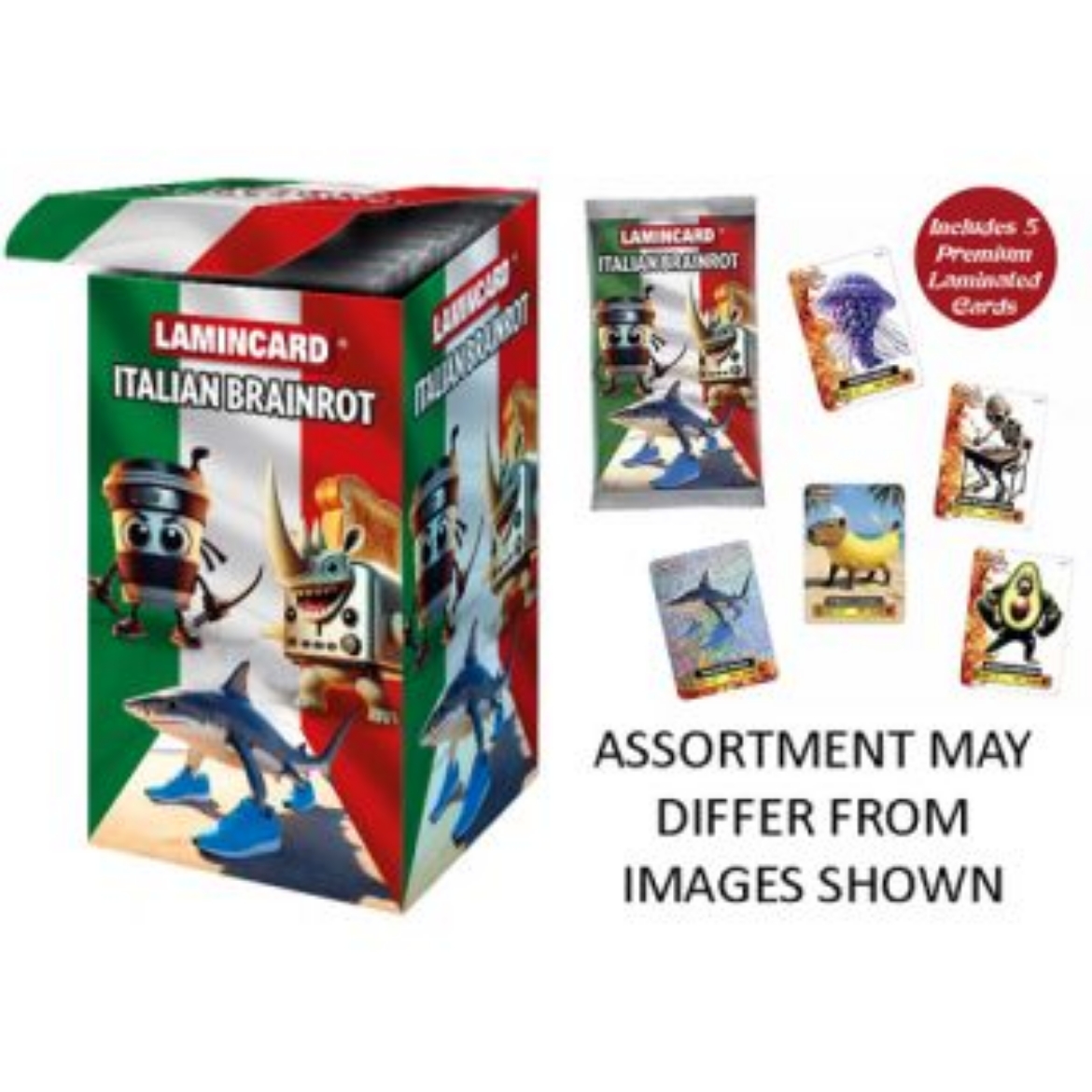 Picture of Italian Brainrot Collectible Lamincards ( ONLY SOLD in Display of 24 )