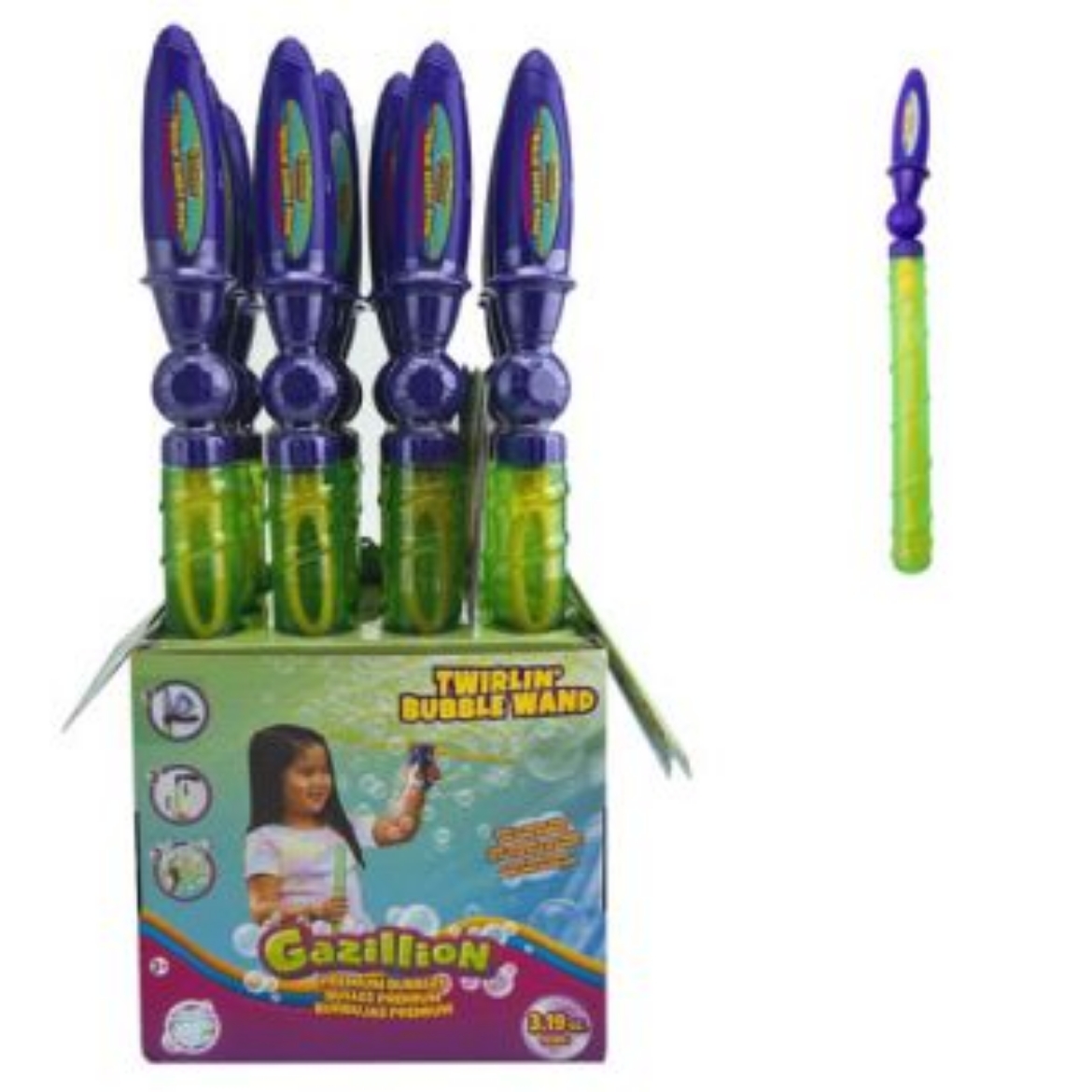 Picture of Gazillion Bubbles Twirlin Bubble Wand ( ONLY SOLD in Display of 12 )