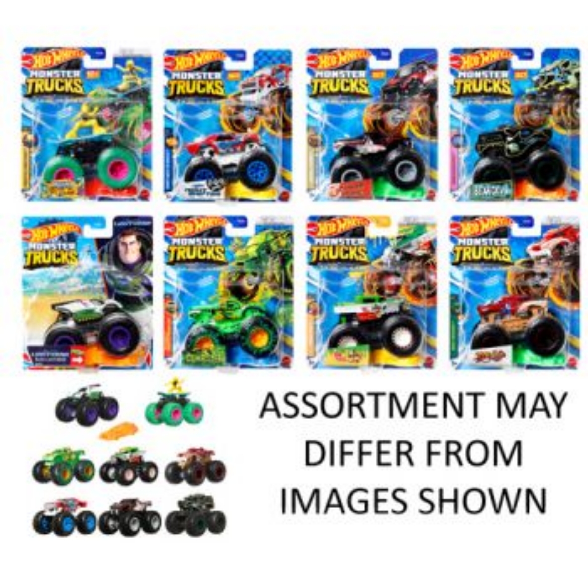 Picture of Hot Wheels Monster Trucks 1:64 assorted ( ONLY SOLD in Carton of 8 )