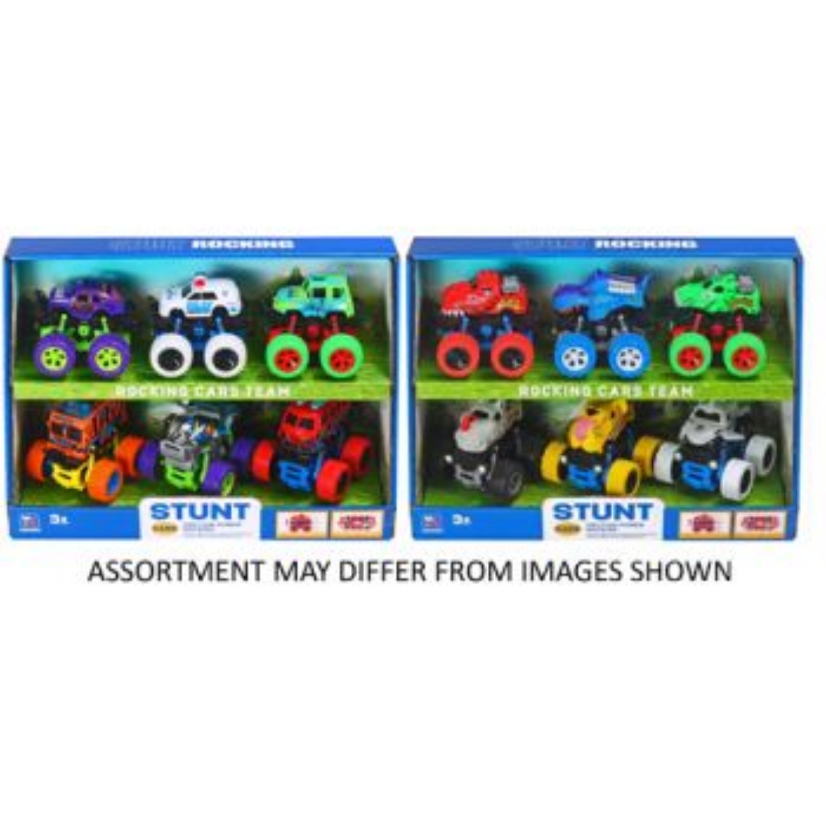 Picture of Stunt Vehicles 6pk Friction Power assorted