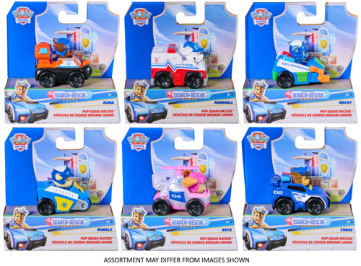 Picture of PAW Patrol Pup Squad Search & Rescue Racers assorted ( ONLY SOLD in Display of 6 )