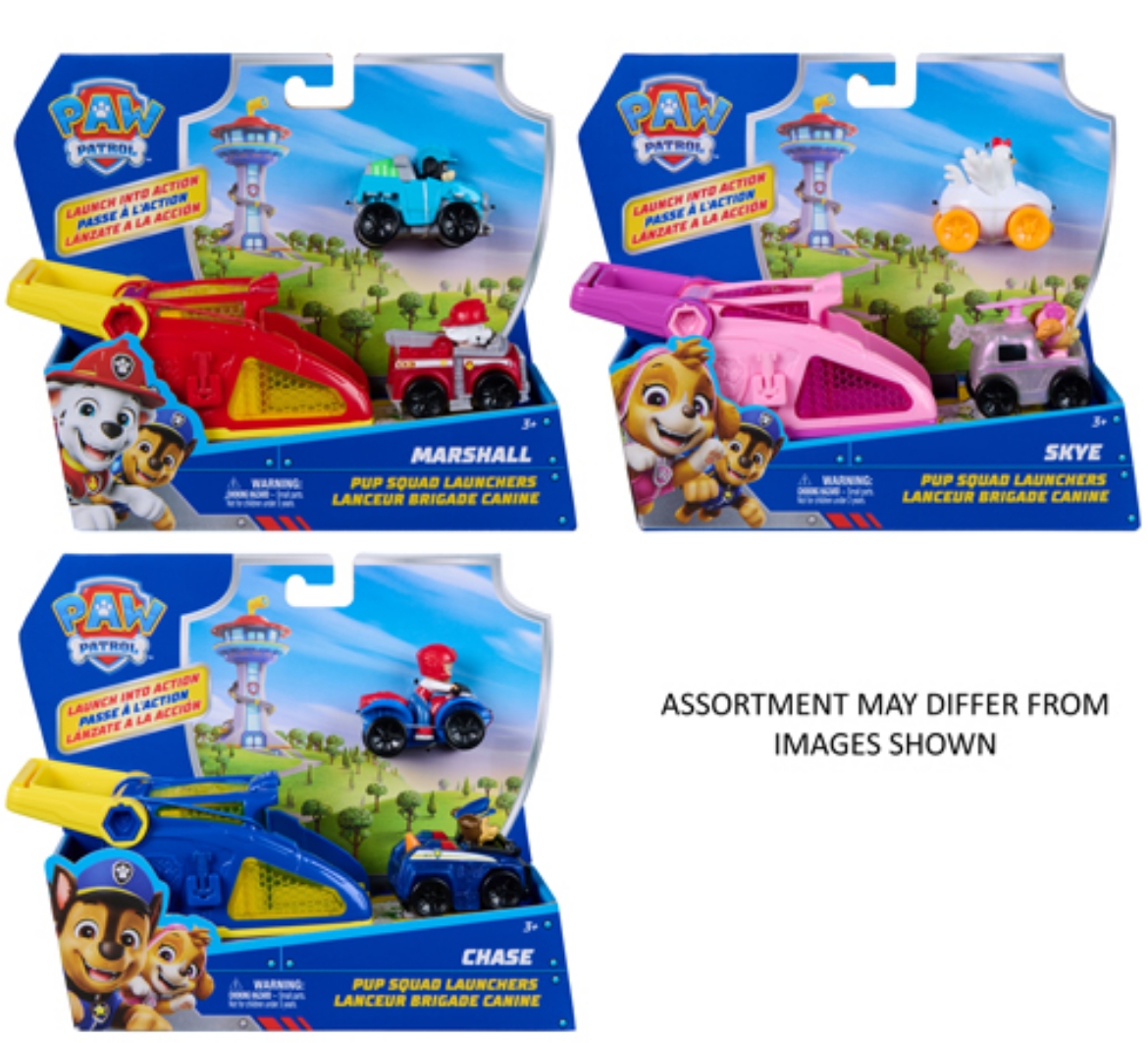 Picture of PAW Patrol Pup Squad Launchers assorted ( ONLY SOLD in Carton of 3 )