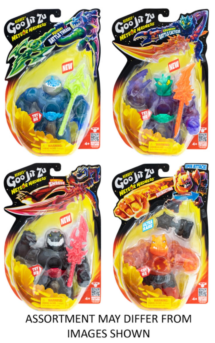 Picture of Heroes of Goo Jit Zu S14 Meteor Mania Hero Pack assorted ( ONLY SOLD in Carton of 8)
