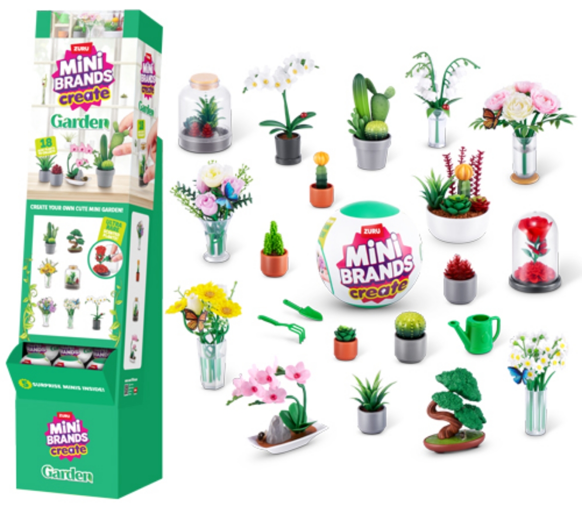 Picture of ZURU Mini Brands Create - Botanical Garden Series 1 ( ONLY SOLD in Floor Display of 60 ) ( was RRP $14.99 )