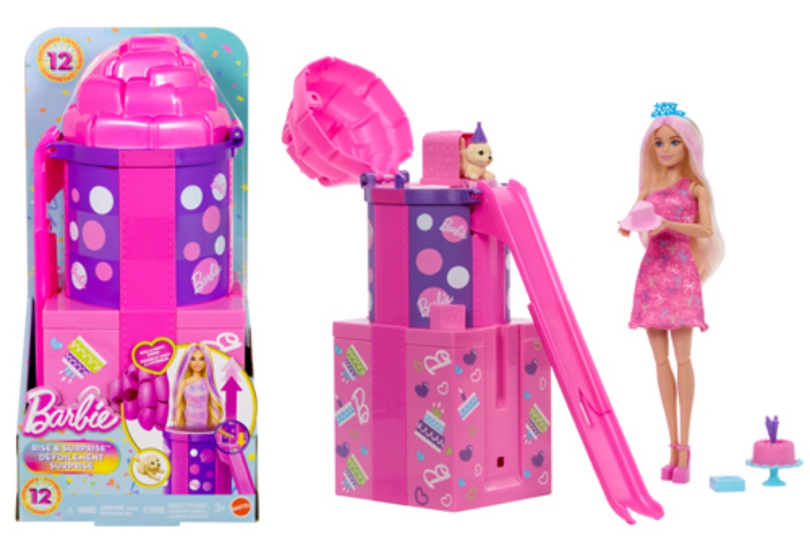 Picture of Barbie Party Unboxed Birthday Surprise & Slide