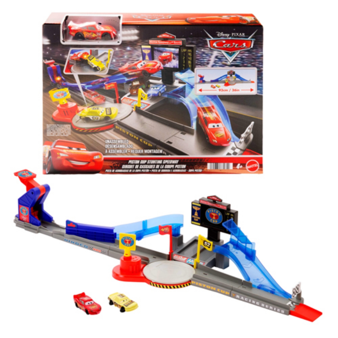 Picture of Disney and Pixar Cars Piston Cup Stunting Speedway Playset