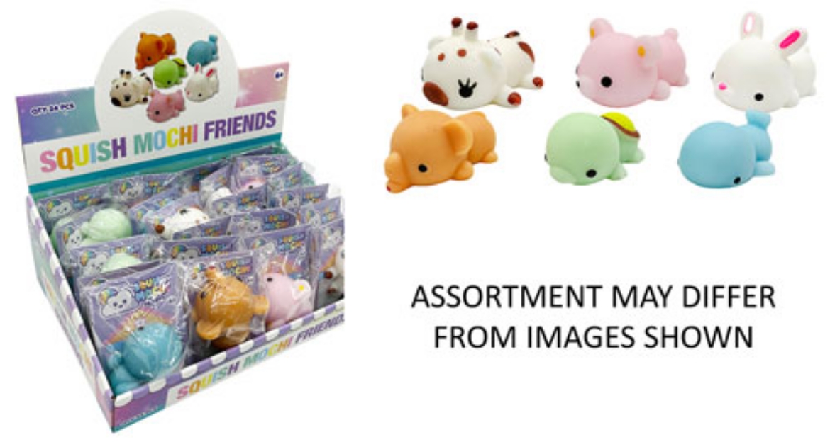 Picture of Squishy Mochi Friends Jumbo assorted  (ONLY SOLD in Display of 24 )