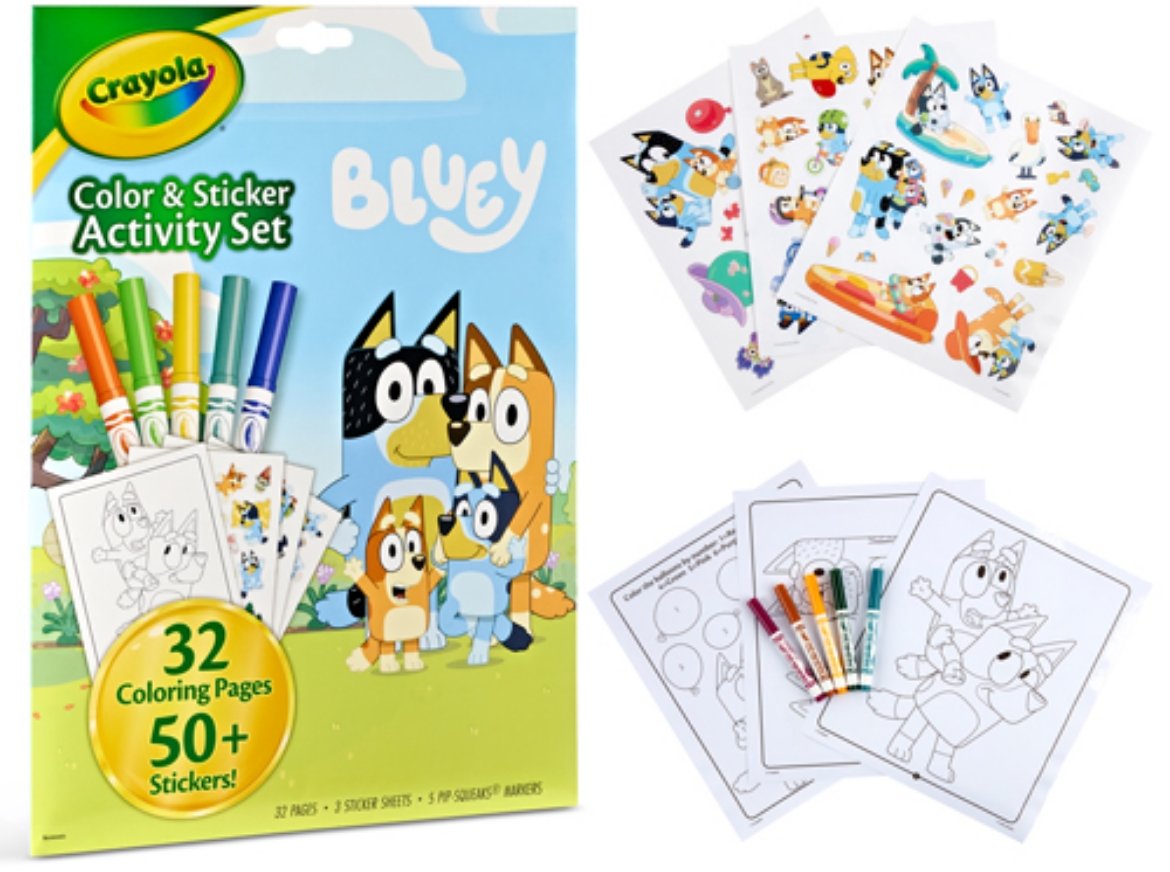 Picture of Crayola Color & Sticker Activity Set, Bluey