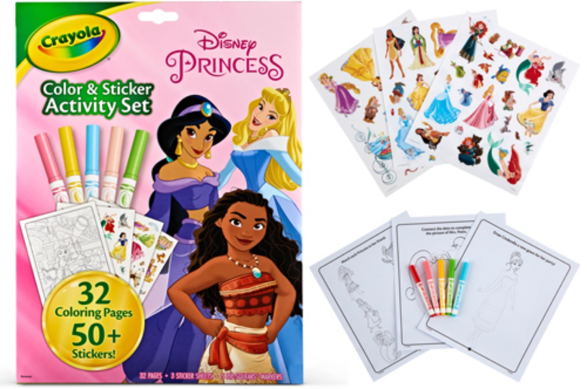 Picture of Crayola Color & Sticker Activity Set, Princess