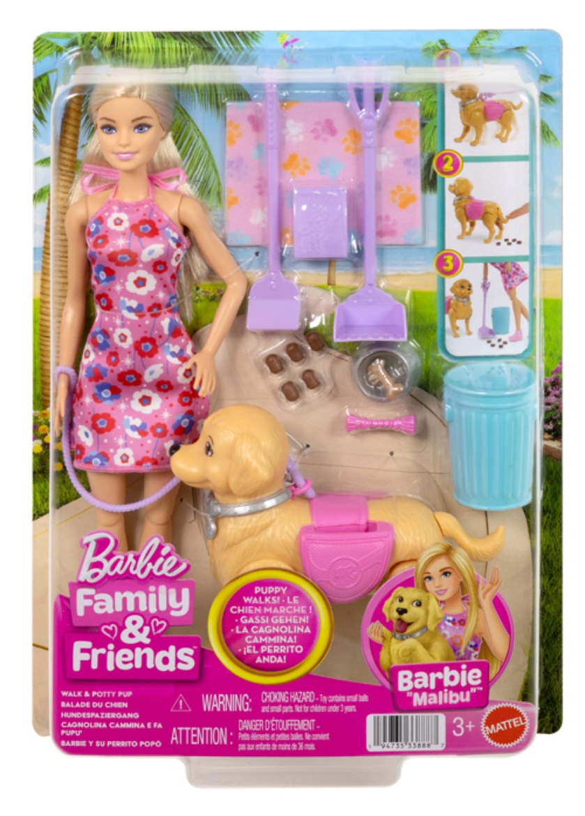 Picture of Barbie Walk & Potty - Barbie Malibu