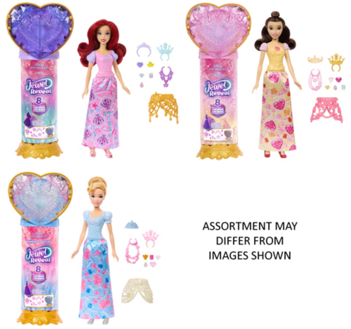 Picture of Disney Princess Doll Reveal assorted ( ONLY SOLD in Carton of 3 )