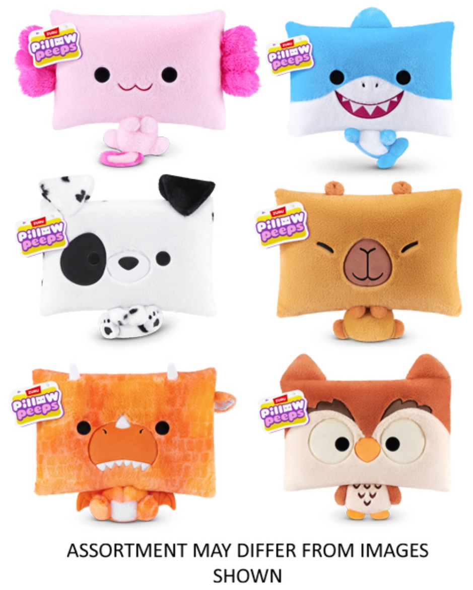 Picture of ZURU Pillow Peeps 14" Series 1 assorted ( ONLY SOLD in Carton of 6 )