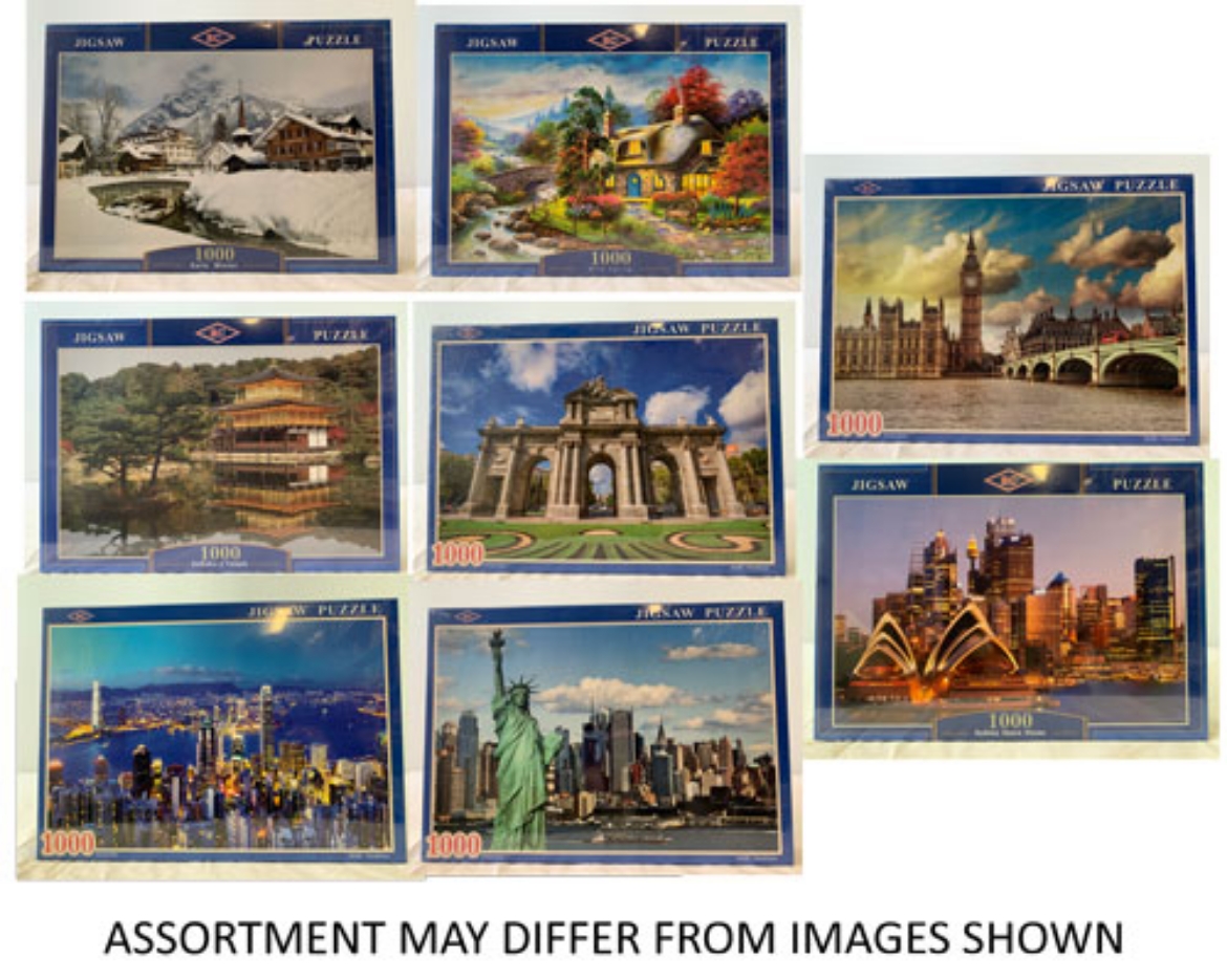 Picture of 1000pce Jigsaw Puzzles assorted ( was RRP $19.99 )