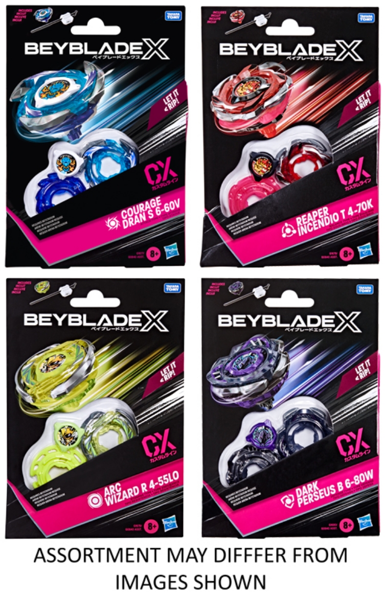Picture of Beyblade X 2.0 Starter Pack Top assorted ( ONLY SOLD in Carton of 8 )