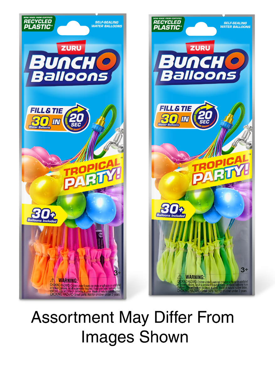 Picture of Zuru Bunch O Balloons Tropical Party 1pk   ( ONLY SOLD in Display of 24 )