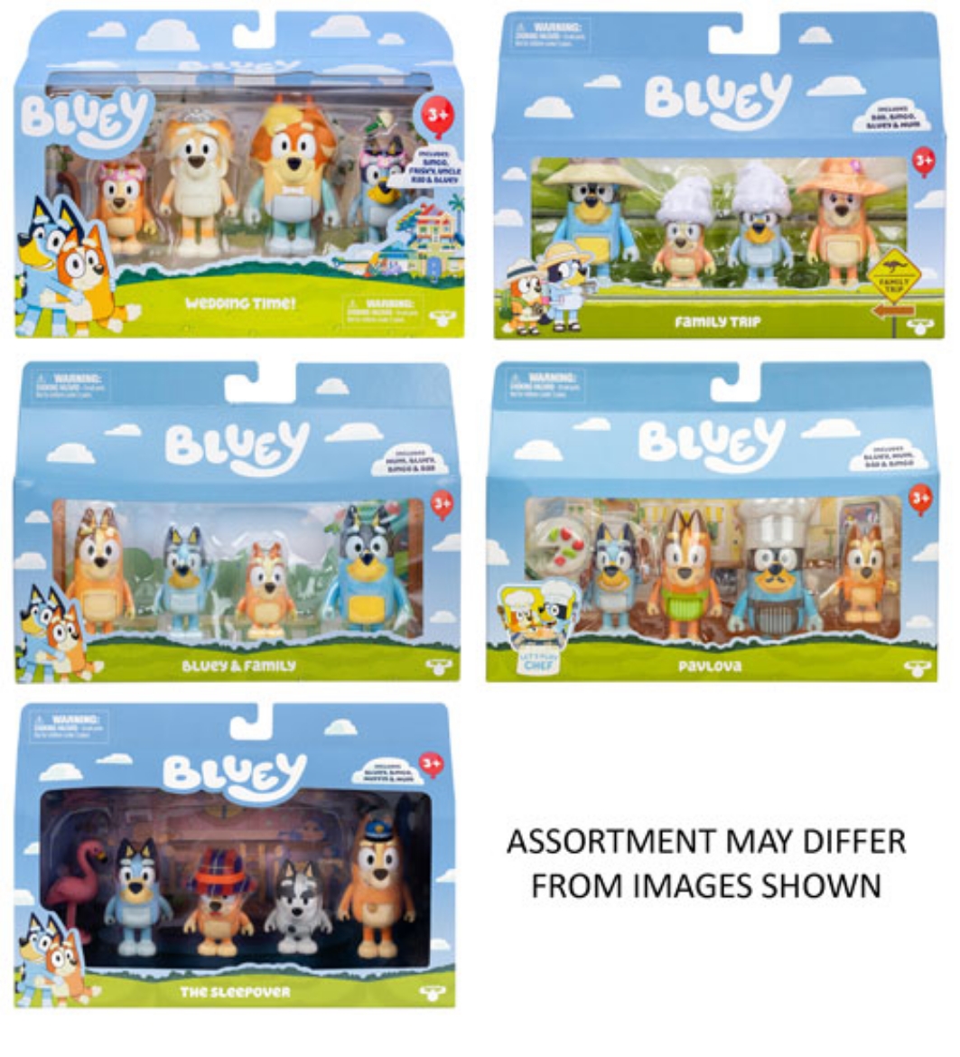 Picture of Bluey Series 15 Figure 4 Pack  assorted ( ONLY SOLD in Carton of 4 )