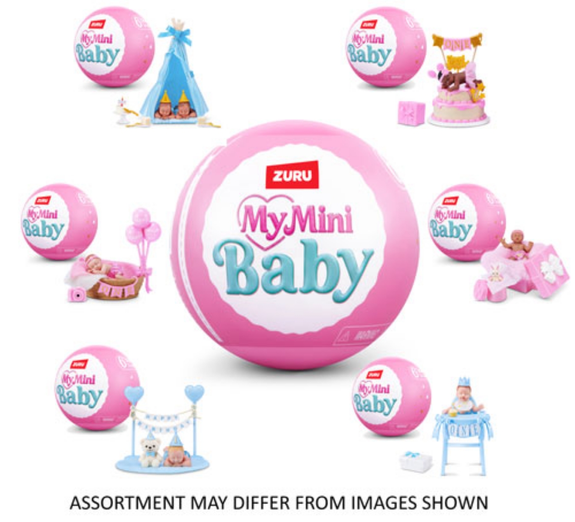 Picture of ZURU My Mini - Baby Birthday Series 1 Assorted ( ONLY SOLD in Display of 25 )