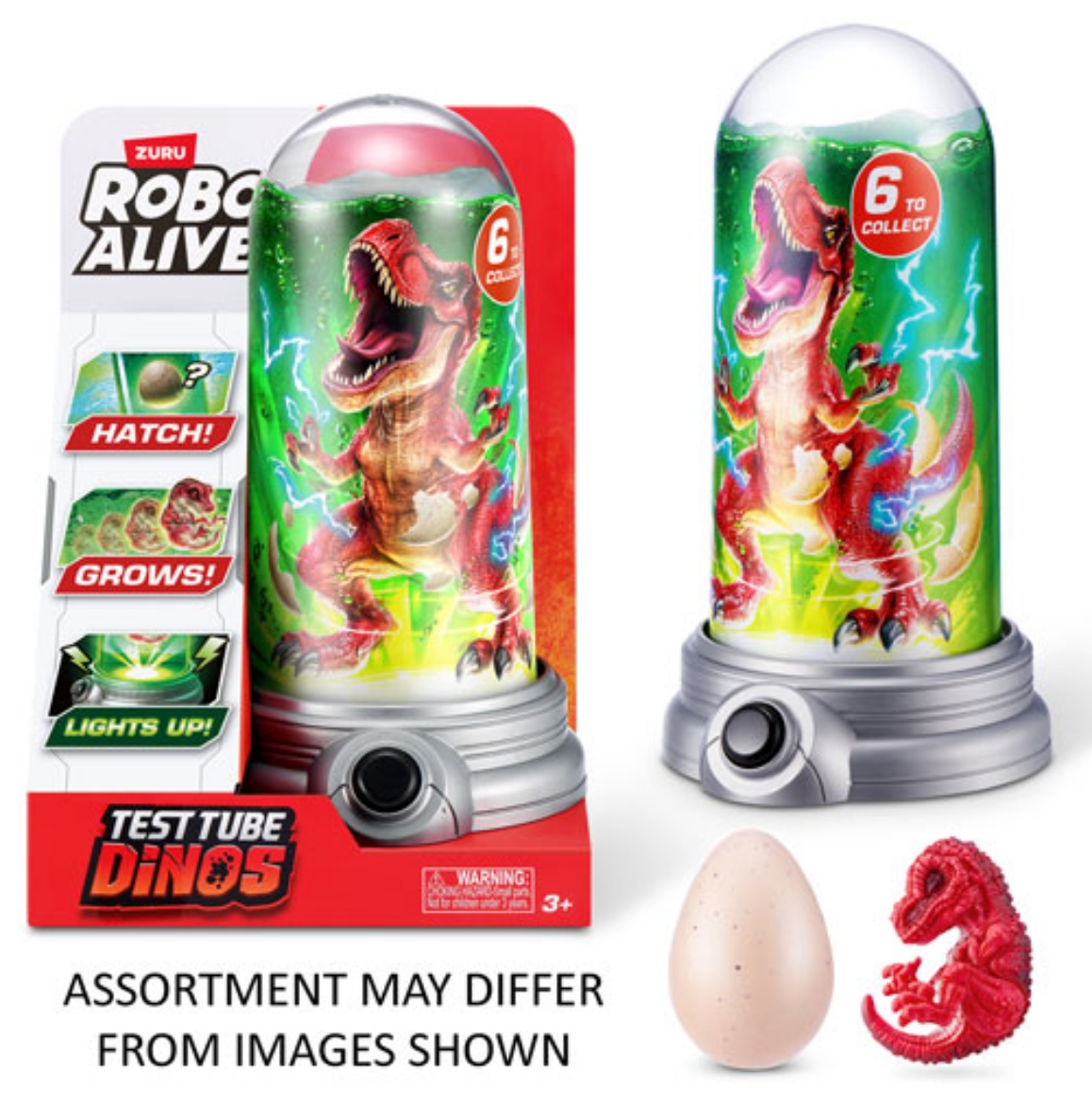 Picture of ZURU Robo Alive Test Tube Dinos Assorted