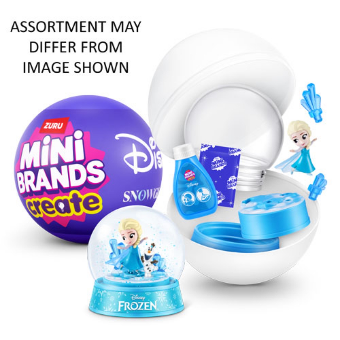 Picture of ZURU Mini Brands Create - Disney Snow Globes Series 1  ( ONLY SOLD in Display of 24 )