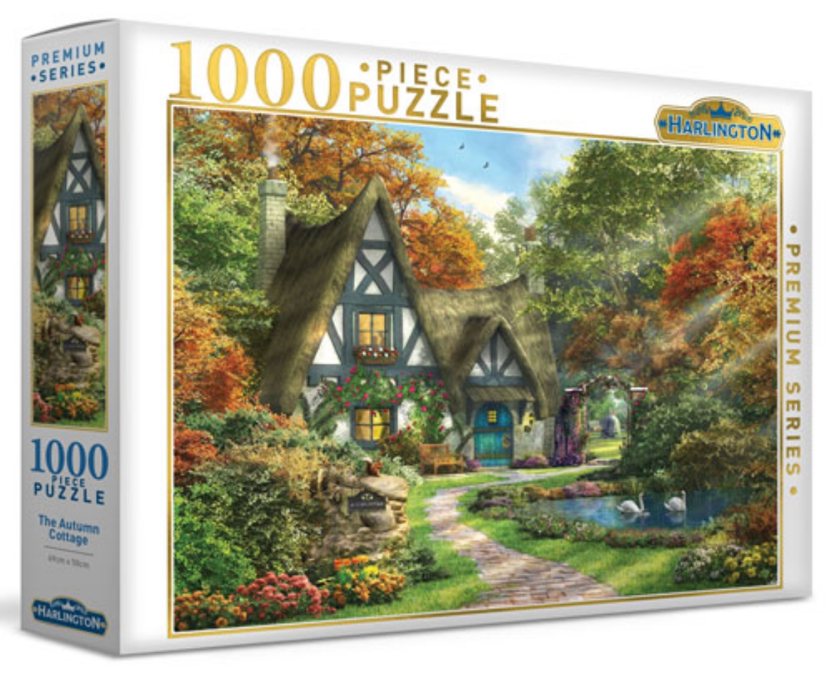 Picture of Harlington 1000pce Premium Puzzle - Autumn Cottage