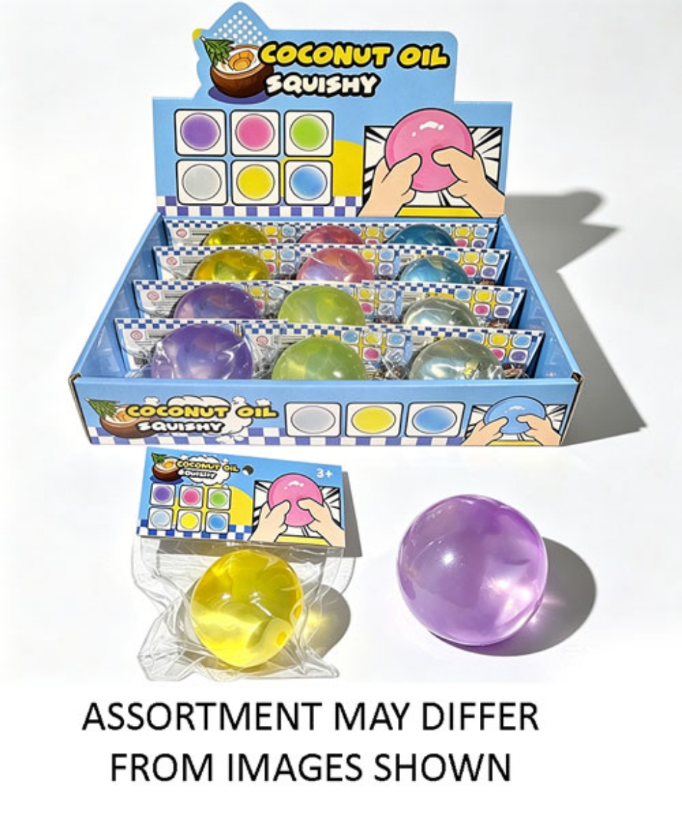 Picture of Squishy Coconut Oil Ball assorted ( ONLY SOLD in Display of 12 )