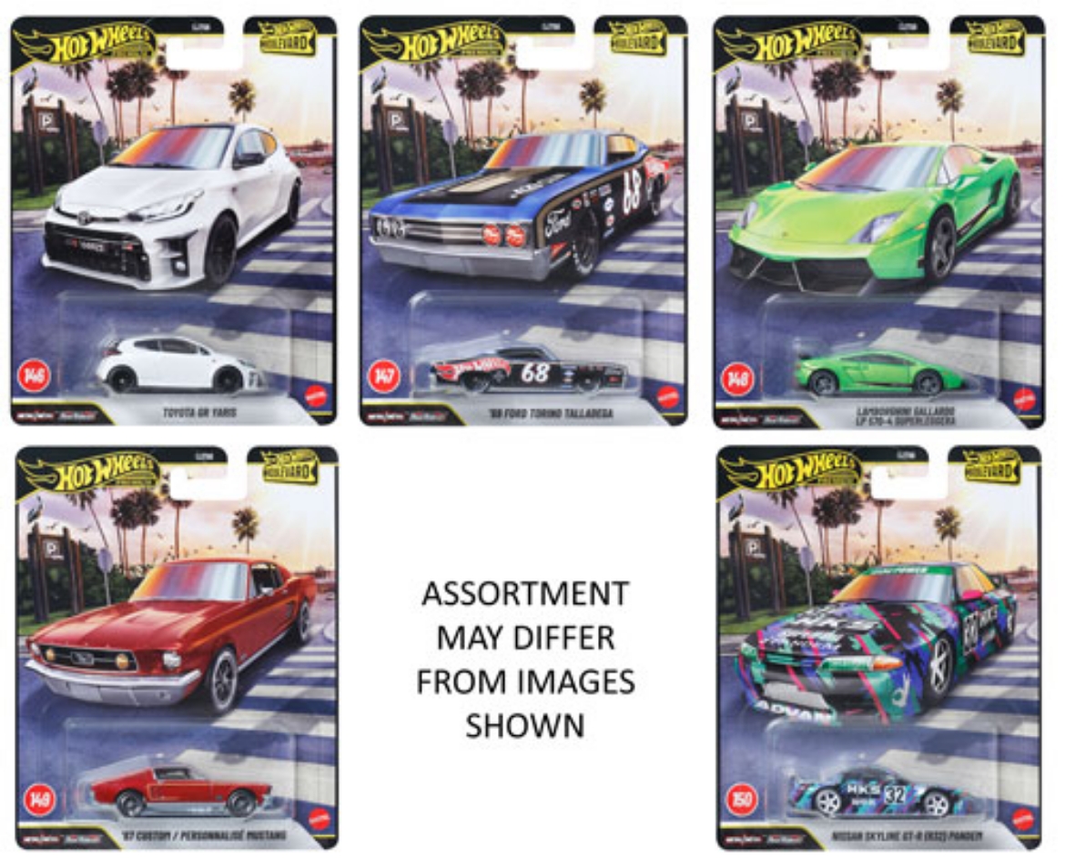 Picture of Hot Wheels Boulevard Vehicle assorted ( ONLY SOLD in Carton of 10 )