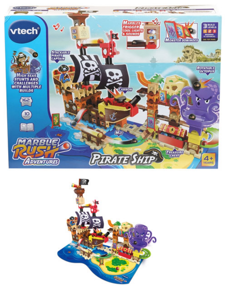 Picture of Vtech Marble Rush Adventures Pirate Ship  Set
