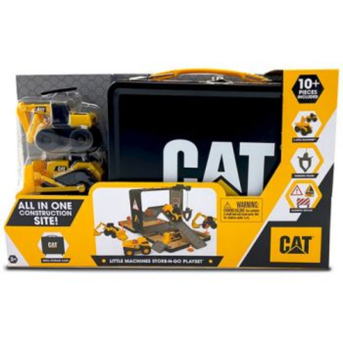 Picture of CAT Little Machines Store n Go Playset with 3 Vehicles